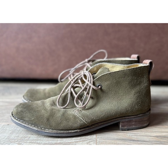 bussola Shoes - Bussola Women's Sevilla Boot Size 39 Brown Suede Distress Chukka Retro Bootie